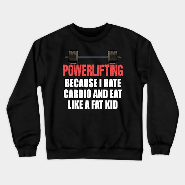 Powerlifting Bodybuilding Crewneck Sweatshirt by Realfashion